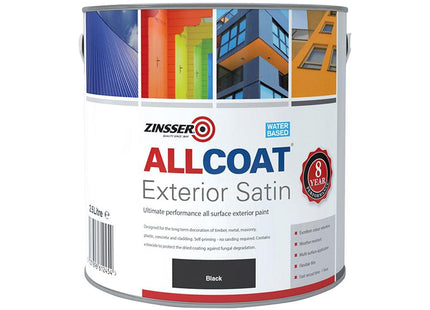 Zinsser Allcoat Exterior Black 2.5 Litre