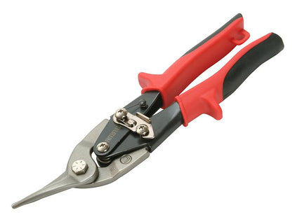 Faithfull Red Compound Aviation Snips Left Cut 250Mm (10In)