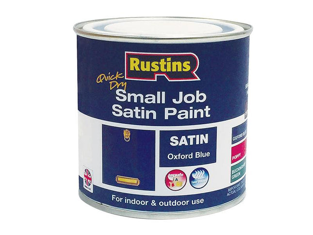 Rustins Quick Dry Small Job Gloss Paint Oxford Blue 250Ml