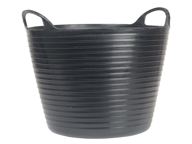 Faithfull Heavy-Duty Polyethylene Flex Tub 15 Litres Black