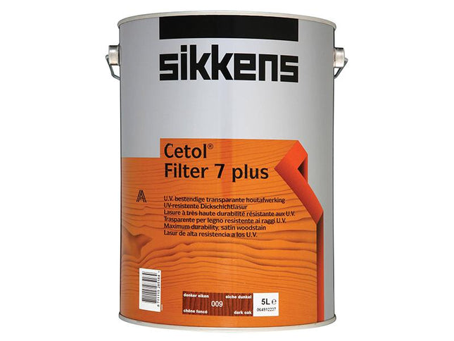 Sikkens Cetol Filter 7 Plus Translucent Woodstain Mahogany 5 Litre