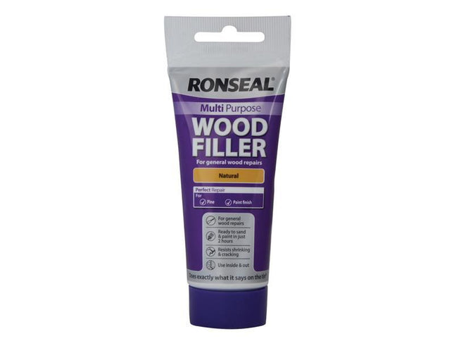 Ronseal Multi Purpose Wood Filler Tube Natural 100G