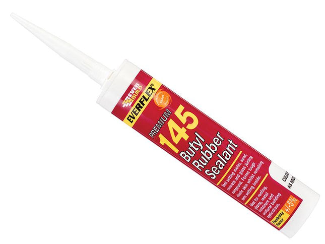 Everbuild 145 Butyl Rubber Sealant 300Ml