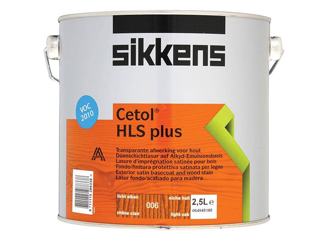 Sikkens Cetol Hls Plus Translucent Woodstain Light Oak 2.5 Litre