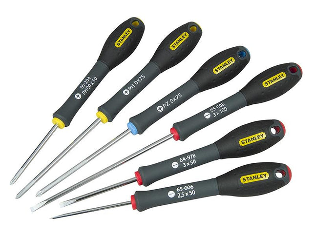 Stanley Tools Fatmax Precision Screwdriver Set Of 6 Sl/Ph/Pz