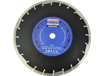 Faithfull Abrasive Diamond Blade 350 x 25.40mm