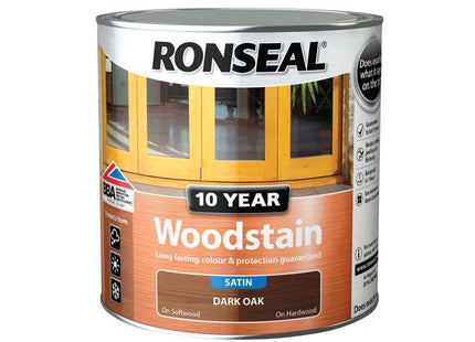 Ronseal 10 Year Woodstain Dark Oak 750Ml