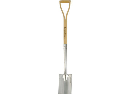 Kent & Stowe Stainless Steel Border Spade, FSC