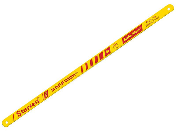 Starrett Bi-Metal Unique Safe-Flex Hacksaw Blades 300Mm (12In) X 24Tpi Pack 2