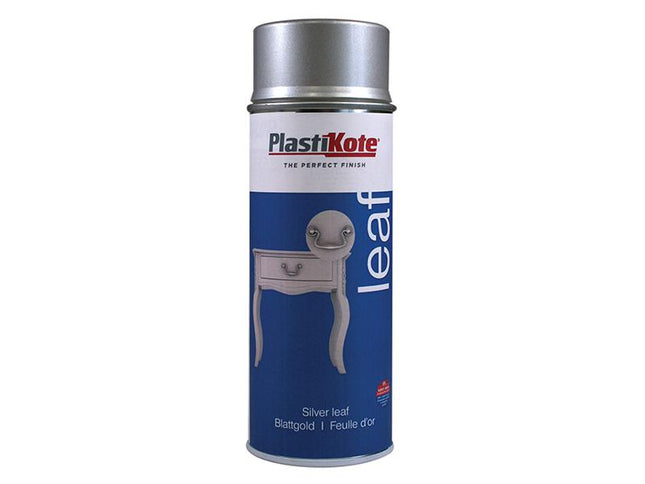 Plastikote Leaf Spray Silver 400Ml