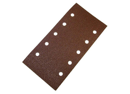 Faithfull 1/2 Orbital Sheet Red Punched Assorted (Pack Of 5)