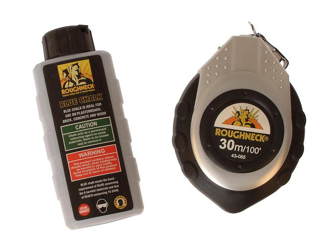 Roughneck Chalk Line 30M & Blue Chalk