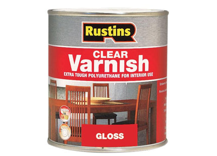 Rustins Polyurethane Varnish Gloss Clear 250Ml