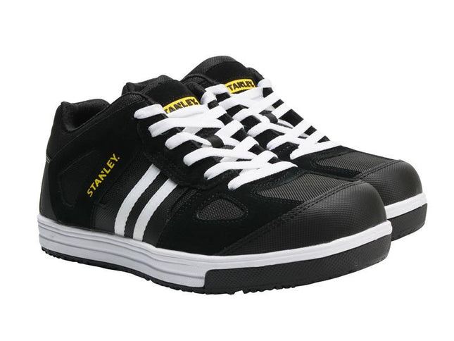 Stanley Clothing Cody Black/White Stripe Safety Trainers UK 6 EUR 39/40