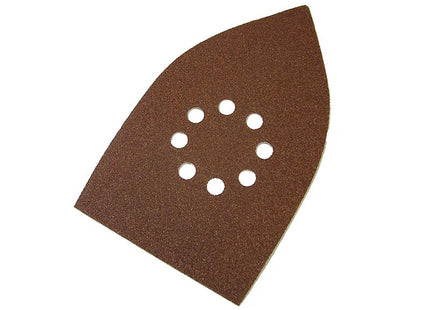Faithfull Multi-Sander Sheets Hook & Loop Fine Grit (Pack 5)