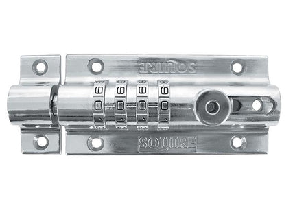 Henry Squire Combi 2 Re-Codeable Locking Bolt 120Mm - Chrome