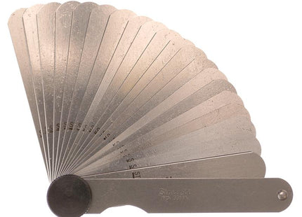 Starrett 66Ma Feeler Gauge 20 Piece Set 0.05-1Mm