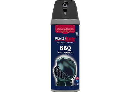 Plastikote Twist & Spray Bbq Paint Black 400Ml