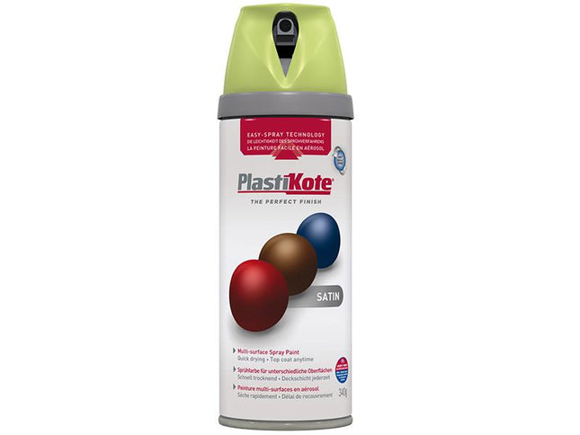 Plastikote Twist & Spray Satin Pistachio 400Ml