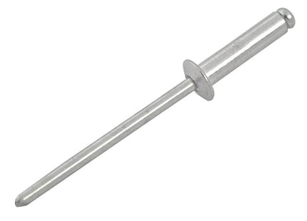 Faithfull Aluminium Rivets 3.2Mm X 13Mm Long Pre-Pack Of 100