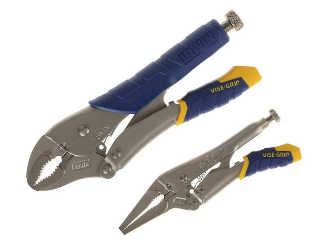 Irwin Vise-Grip Fast Release Locking Plier Set Of 2 6Ln & 10Rw