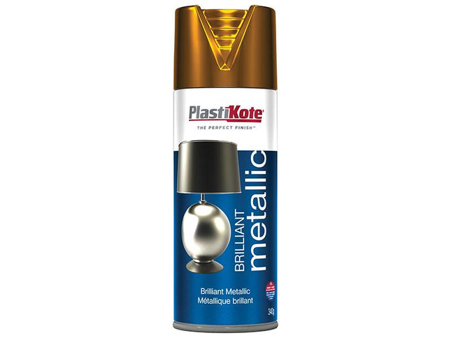 Plastikote Brilliant Metallic Spray Copper 400Ml