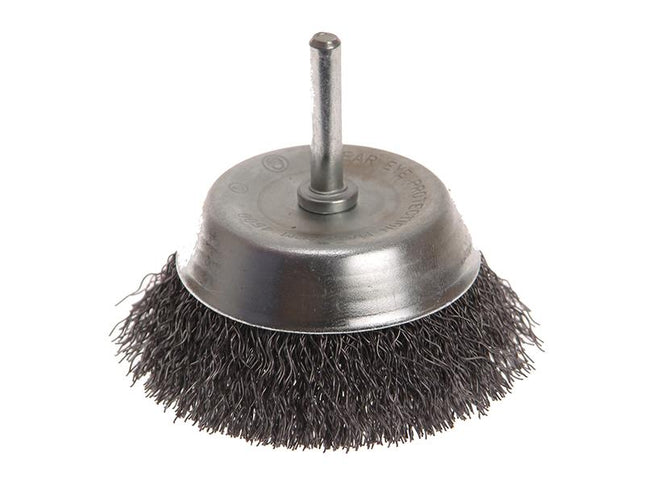 Faithfull Wire Cup Brush 75Mm X 6Mm Shank 0.30Mm