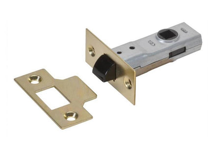 Union J2600 3.0 Tubular Latch Essentials Polished Brass Finish 79Mm 3In Boxed