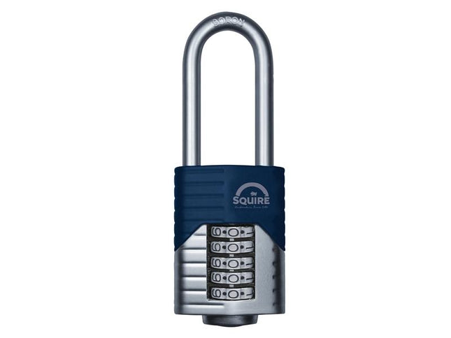 Henry Squire Vulcan Long Boron Shackle Combination Padlock 60Mm