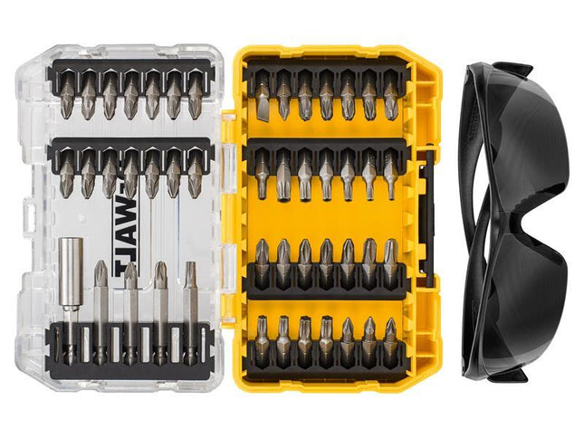 DEWALT Dt70703 Screwdriving Set, 47 Piece + Safety Glasses