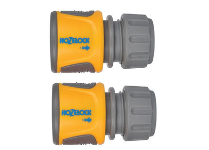 Hozelock 2070 Soft Touch Hose End Connector  Pack Of 2