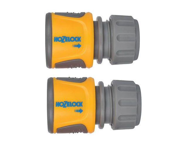 Hozelock 2070 Soft Touch Hose End Connector  Pack Of 2