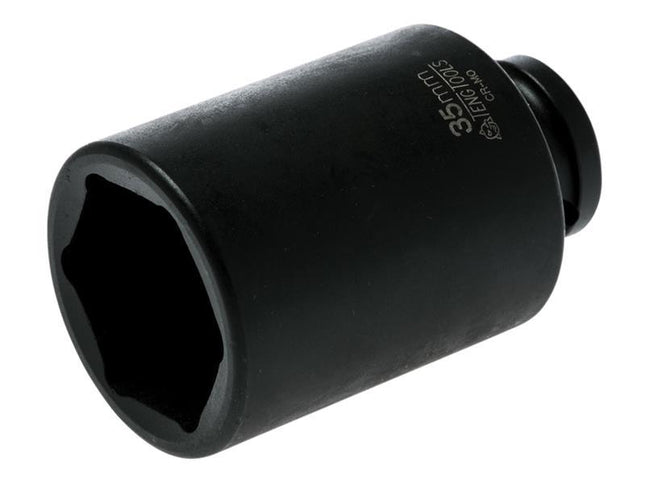 Teng Deep Impact Socket Hexagon 6 Point 1/2In Drive 35Mm