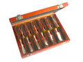 Faithfull Woodcarving Set In Of 12 In Case