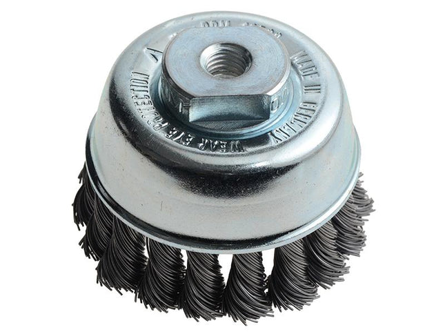 Lessmann Knot Cup Brush 65Mm M10 X 0.50 Steel Wire