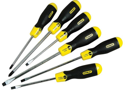 Stanley Tools Cushion Grip Screwdriver Set, 6 Piece Sl/Pz