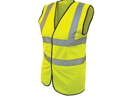 Scan Hi-Vis Yellow Waistcoat - Child 7-9 (32In)