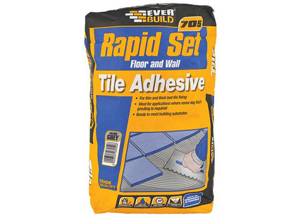 Everbuild Rapid Set Tile Mortar 20Kg