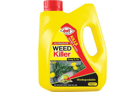 Doff Glyphosate Weedkiller Rtu 3 Litre