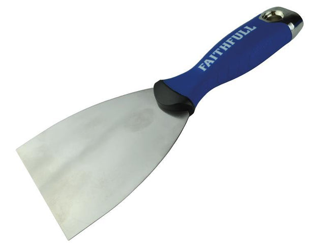 Faithfull Soft Grip Filling Knife 100Mm