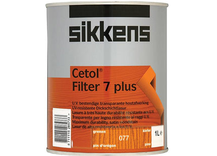 Sikkens Cetol Filter 7 Plus Translucent Woodstain Pine 1 Litre