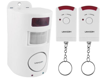 Uni-Com Remote Control PIR Sensor Alarm