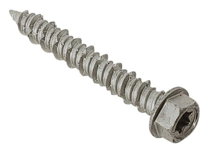 Forgefix Techfast Masonry Screw Torx Compatible Hex 6.3 X 32Mm (Box 100)