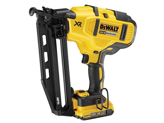 DEWALT Dcn660D2 Cordless Xr Brushless Second Fix Nailer 18V 2 X 2.0Ah Li-Ion