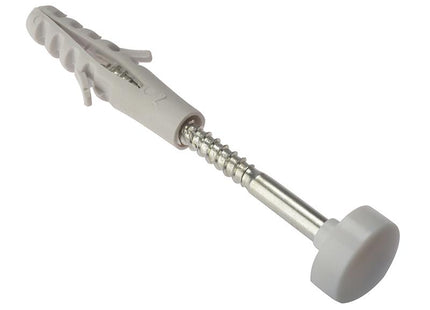 Forgefix W.C. Fixing Kit White Cap M6 X 80Mm (1 Pair)