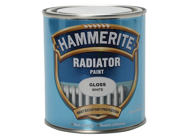 Hammerite Radiator Paint Gloss White 500Ml