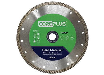 HM230 Hard Material Turbo Diamond Blade 230mm