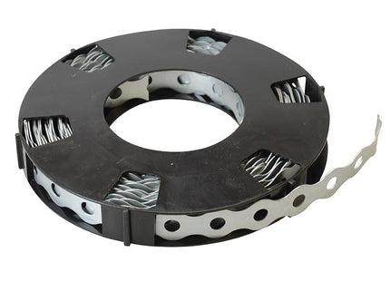 Forgefix Contractors Galvanised Fixing Band Medium Duty 17Mm X 0.7 X 10M Box 1