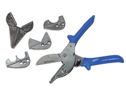 Faithfull Multi-Function Gasket & Pipe Mitre Shears Kit