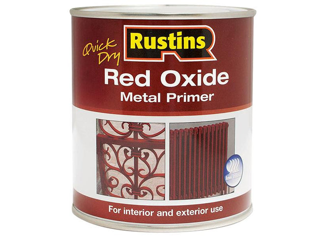 Rustins Quick Dry Red Oxide Metal Primer 250Ml